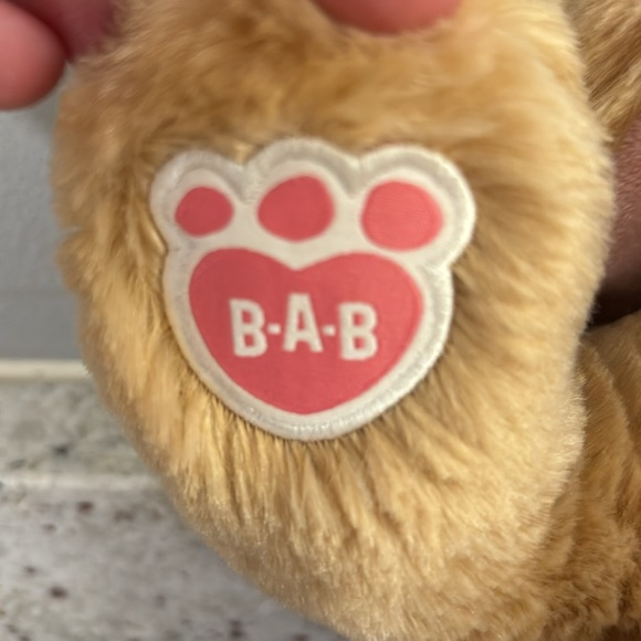 Build A Bear Workshop Light Brown Tan Rabbit Bunny Stuffed Plush Pink Nose BAB - Picture 4 of 8